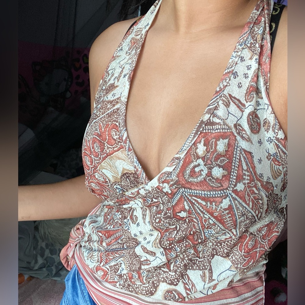 Y2K Summer Halter Top